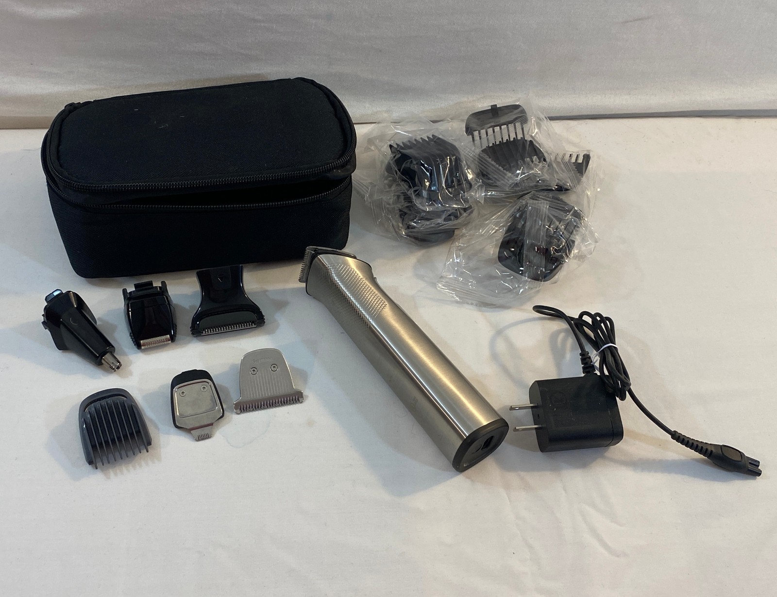 Face Body Hair Beard Trimmer Mg7796 W/ Case