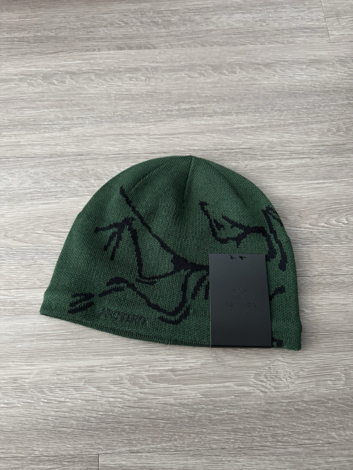 ARC'TERYX NUOVO (2024) ARCTERYX Bird Head Toque Beanie EDEN NERO TAGLIA UNICA UNISEX VERDE