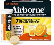 UPC 647865100058 product image for Airborne 1000mg Vitamin C with Zinc Effervescent Tablets Immune 30 ct EXP 2027 | upcitemdb.com