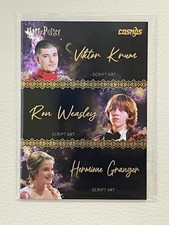 2025 KAKAWOW COSMOS Harry Potter Trading Cards Triple Script Art Violet Gold 3/5