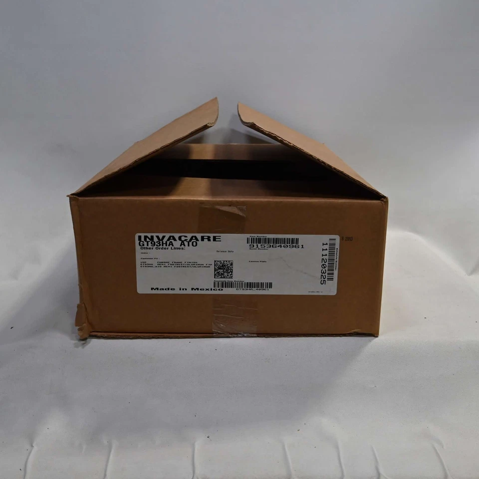 NUEVO Par de Reposapiés Invacare GT93HA ATO Aluminio Swaway - Cromo y Negro Foto 3 de 4