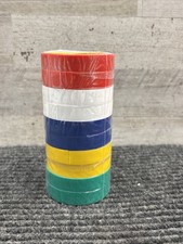 10 Counts Colored Electrical Tape 1/2 In. X 6.66-yard PVC Premium Grade