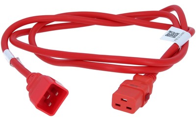 Well Shin - WS-002F-11-red-2m - female IEC 320 C19 WS-002F-11 straight - male IE