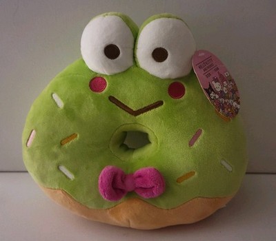 Hello Kitty & Friends Cafe Keroppi Frosch Donut Plüschtier Kuscheltier 8 Zoll Neu mit Etikett 
