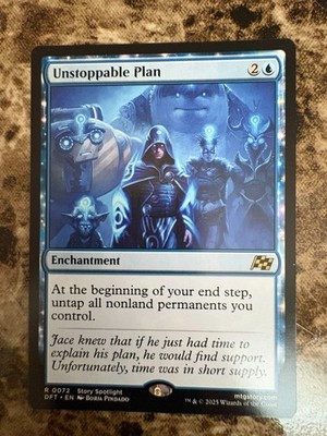 UNSTOPPABLE PLAN Magic MTG  Aetherdrift