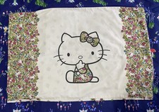 Hello Kitty Liberty Art Fabric Strawberry Fields Pillow Case Rare