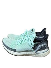 Adidas Ultra Boost Zapatos para Correr Verde Menta Negro Tejido Mujer Talla 7.5 Tenis