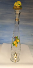 Vintage Sam Remo "Decorato a Mano" Limoncino Bottle with Spigot