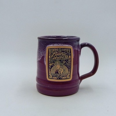 Bones Coffee Company Electric Unicorn Drip Glaze Violet Mug Skeleton 2024 Cup