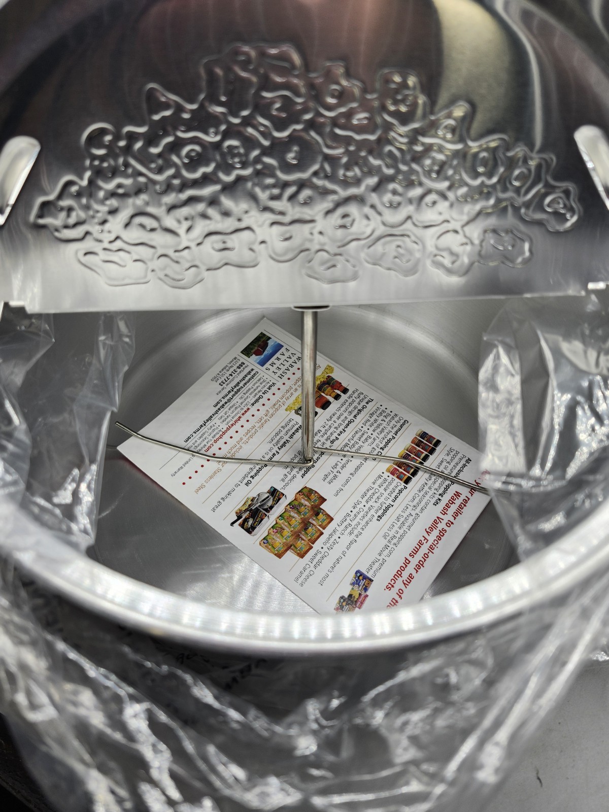 Wabash Valley Farms The Original Whirley Pop 3 Minute Gourmet Popcorn Popper 6Qt