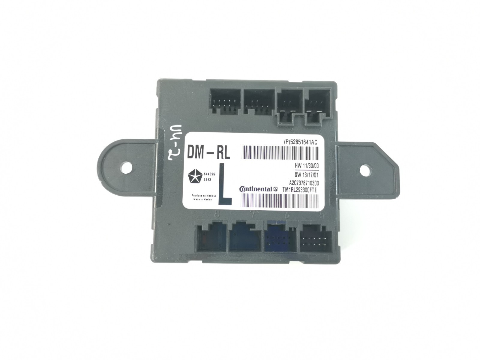 Maserati Ghibli S 3.0 Q4 2014 Rear Left Door Control Module 52851641AC OEM