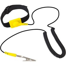 Adjustable ESD Anti Static Wrist Strap with Grounding Cord for PC Building