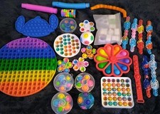 Huge Pop It Fidget Toy Lot Sensory Stress Relief Sensory All Ages 40pc