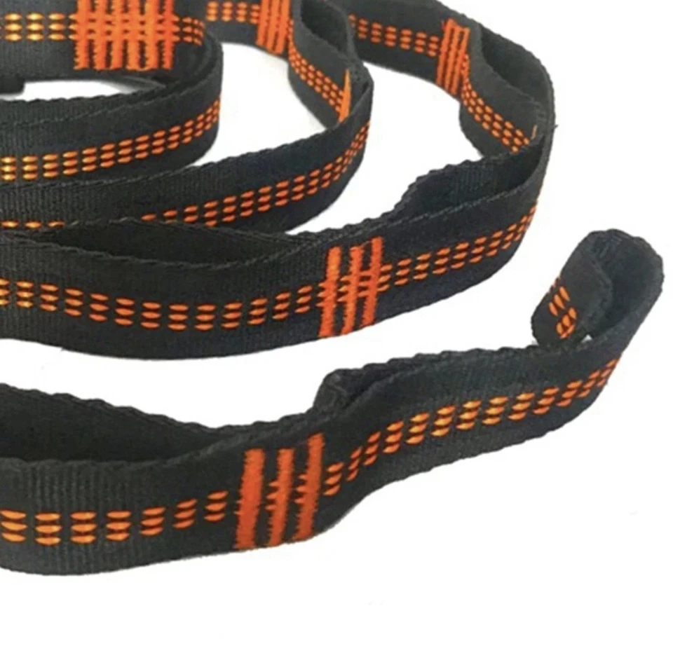 200cm 2x Hammock Strap Outdoor Camping Tree Strap Load Bearing Rope Extension AU - Image 3 of 4