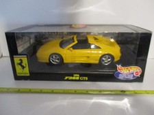 Hot Wheels Collectibles Ferrari 1994 F355 GTS Yellow 1:18 Scale 1999 MISB