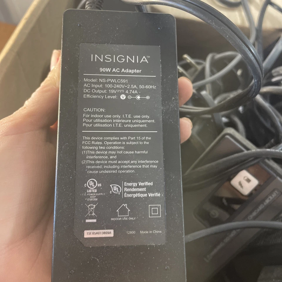 30 cargadores adaptadores de CA mixtos originales Lenovo Toshiba Dell HP para computadora portátil sin probar Foto 2 de 4