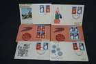 GB first day covers 1966 Christmas x 6 all on different cover types
