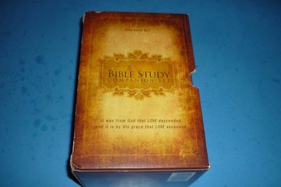 E.G. WHITE - ''THE BIBLE STUDY COMPANION SET'' - 5 BOOK BOX SET - SLIPCASE - EX