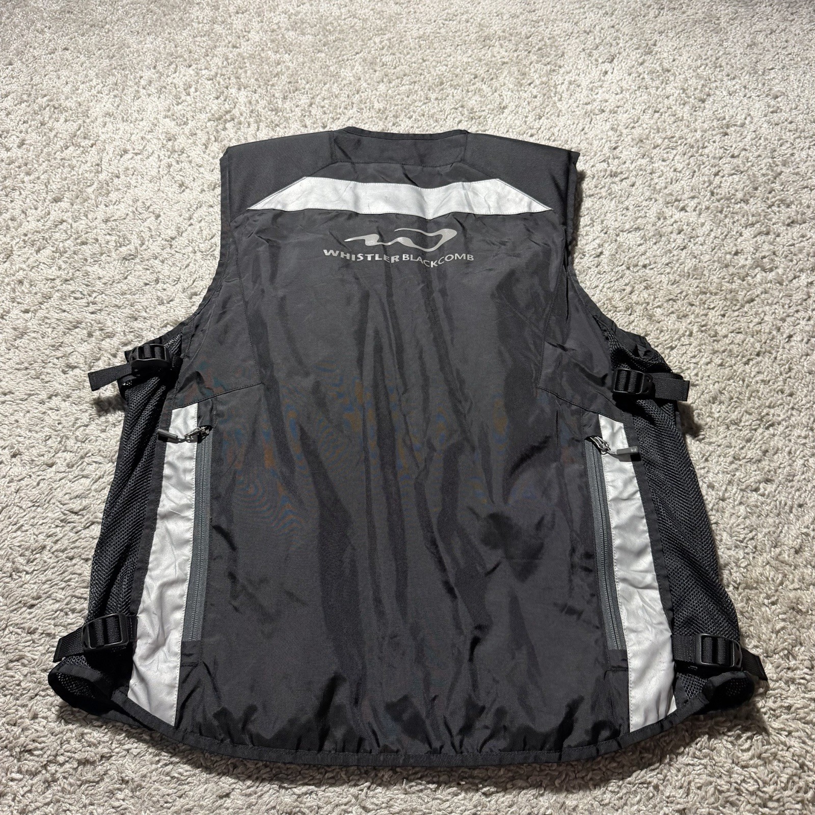 North Face Powder Guide Vest Full Zip Buckles Tech Ski Retro Tactical Large Y2k image 8