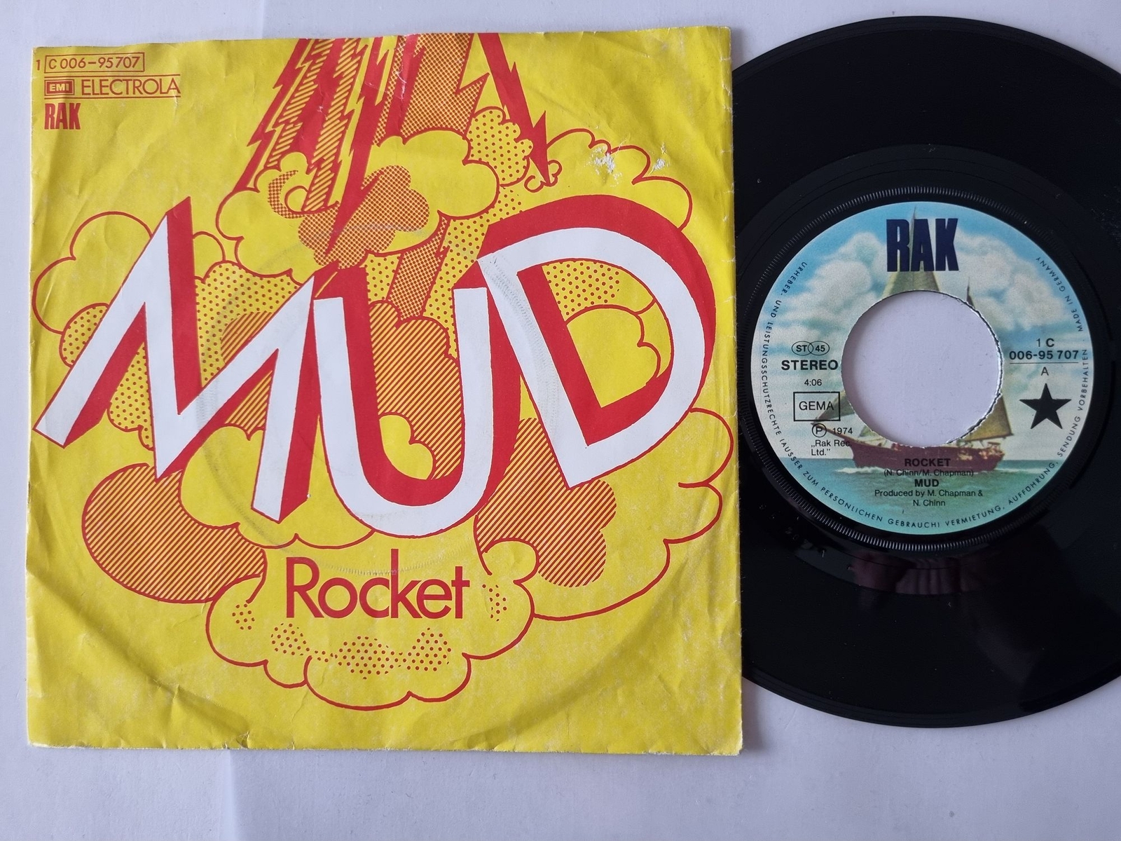 Mud - Rocket 7'' Vinyl Germany