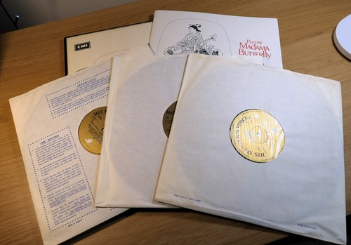 SAN 184-6 Puccini Madama Butterfly Sir John Barbirolli 3LP NM 1st White Angel - Picture 2 of 5