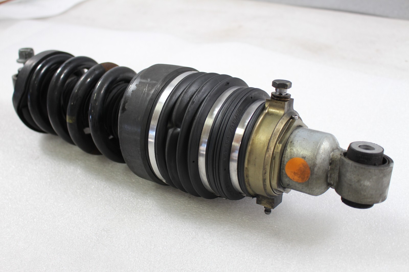 Lamborghini Gallardo, Front Shock Absorber w/Lift, Ripped Boot, Used 400412019CB