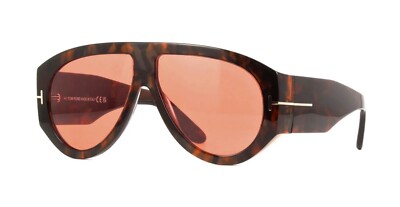Tom Ford Women\'s Sunglasses in Red Havana with Brown Lenses Tom Ford Annabelle-02 FT1282 Sunglasses 54F Red Havana - eye  main image 4