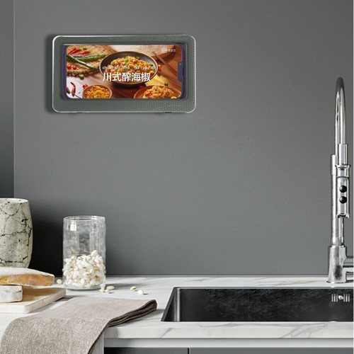 Bathtub Smartphone Holder Self Adhesive Phone Holder Glass Cell Phone Container - 第 8/12 張圖片