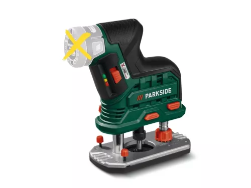 PARKSIDE Akku Oberfräse POFA 12 B3 Holzfräse Fräse Stufenlos einstellbar