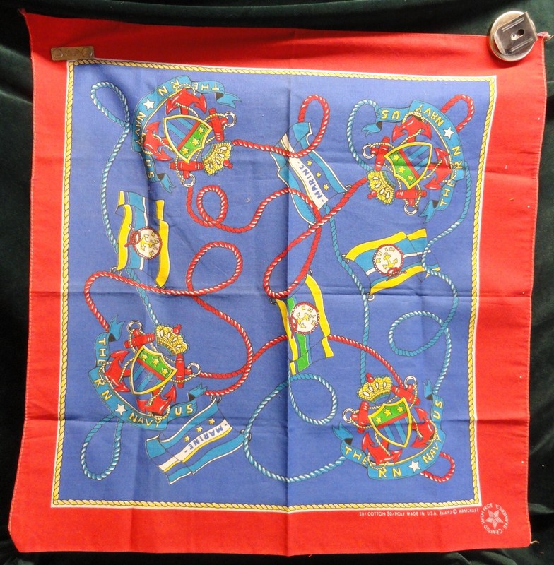 RARE Bandana from Joint Maneuvers of US Navy, Royal Navy and RNLM (Netherlands)