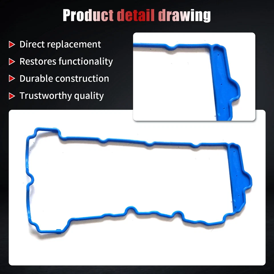 Juego de juntas de cubierta de válvula para Chevrolet Camaro Impala GMC Acadia Terrain 3,6 L 08-16 Foto 3 de 4