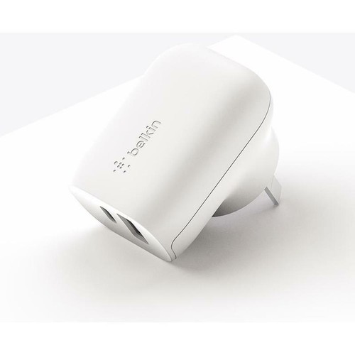 Genuine Belkin BoostUp 20W USB-C + 12W USB-A Dual Port Wall Charger WCB004AUWH - Picture 6 of 6