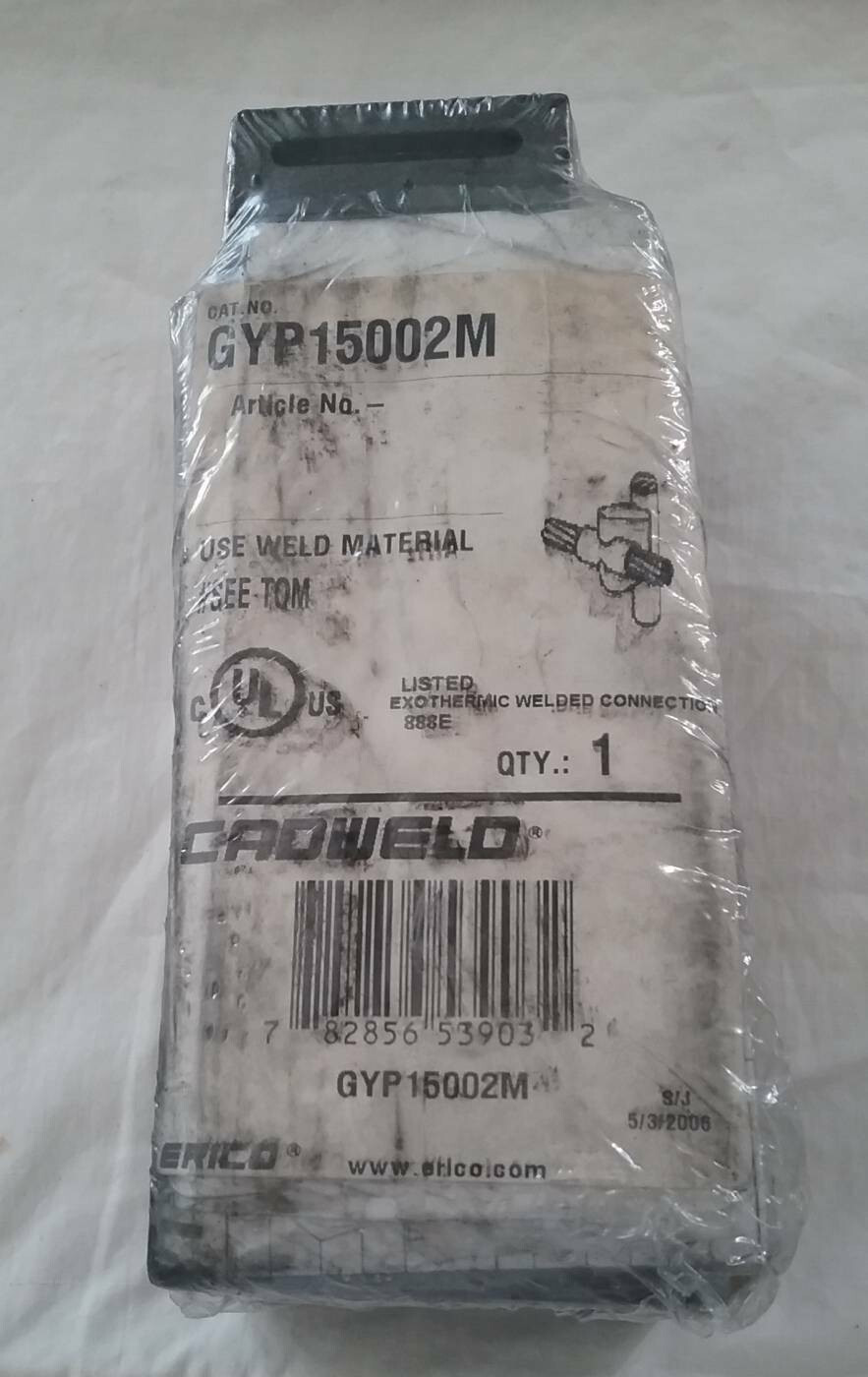 Cadweld ERICO GYP-15002M Ground Bar Mold Welder. NEW. Free Shipping