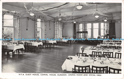 R272407 WTA Gästehaus Cowal House Dunoon Esszimmer und Gesellschaftssaal 1974 RP