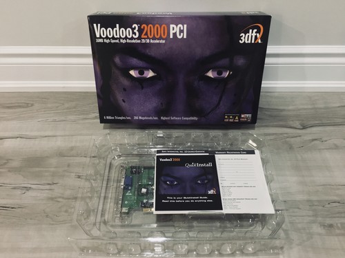 3dfx Voodoo3 2000 PCI 16MB Graphics Card, Upgradeable MEM, SGRAM Version, Poster - Picture 10 of 23