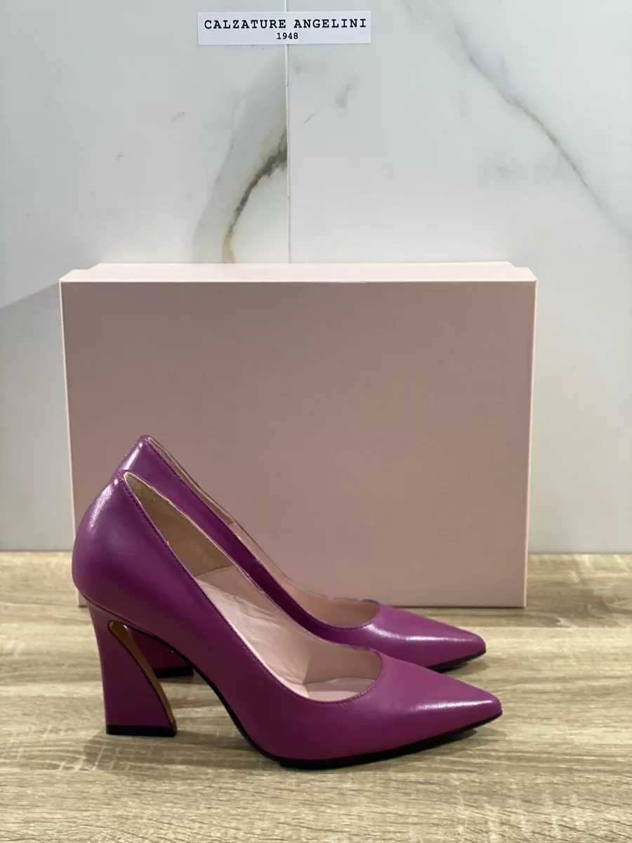 Zapatos tacon lila clearance