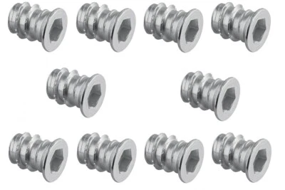 10 x Screw-In Sleeve M6 Internal Thread for Ø 9 mm Hole NM-MUFAWK-00 of GTV