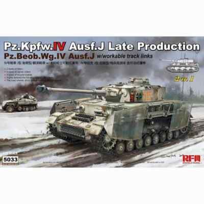 Ryefield Models 1/35 German Pz.Kpfw.IV Ausf.J Late 2 In 1 5033