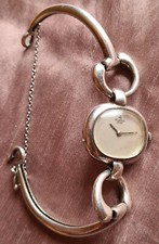 RICHARDS ZEGER Montre mécanique vintage bracelet argent massif - Mors de cheval