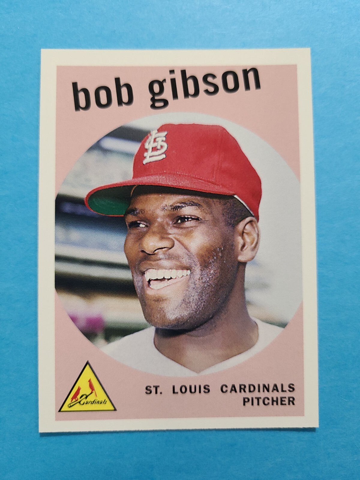 BOB GIBSON 2006 TOPPS ROOKIE OF THE WEEK BASEBALL CARD # 19 F2719