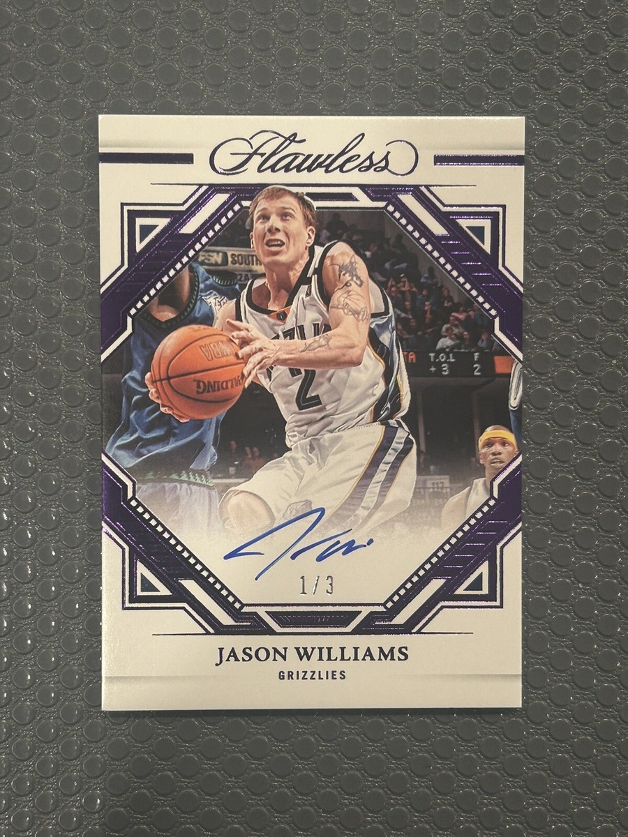 ジェイソン ウィリアムス Jason Williams Auto サイン 2022-23 Flawless Finishes Amethyst Jason Williams AUTO /3