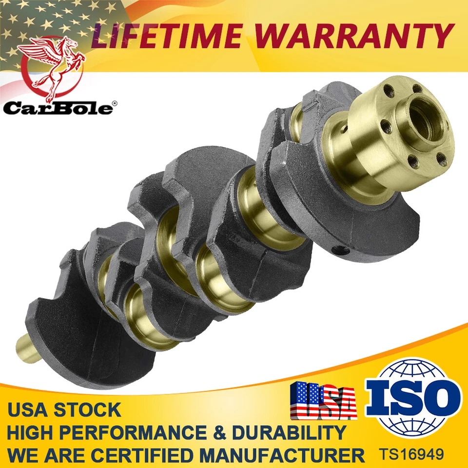 Коленвал двигателя 2,4 л 22R 22RE для пикапа Toyota 4runner 1984-1995 - Изображение 2 из 4