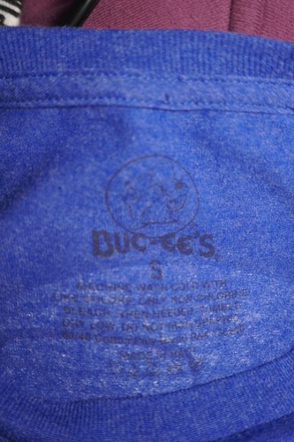 Camicia casual unisex rossa bianca blu texana grafica a maniche corte taglia small - Foto 7 di 7