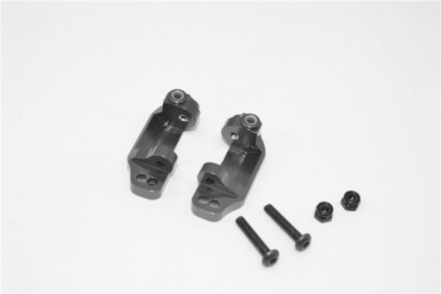 GPM Gunmetal Aluminum Caster Blocks Traxxas 2WD Slash Stampede Rustler XL-5 VXL