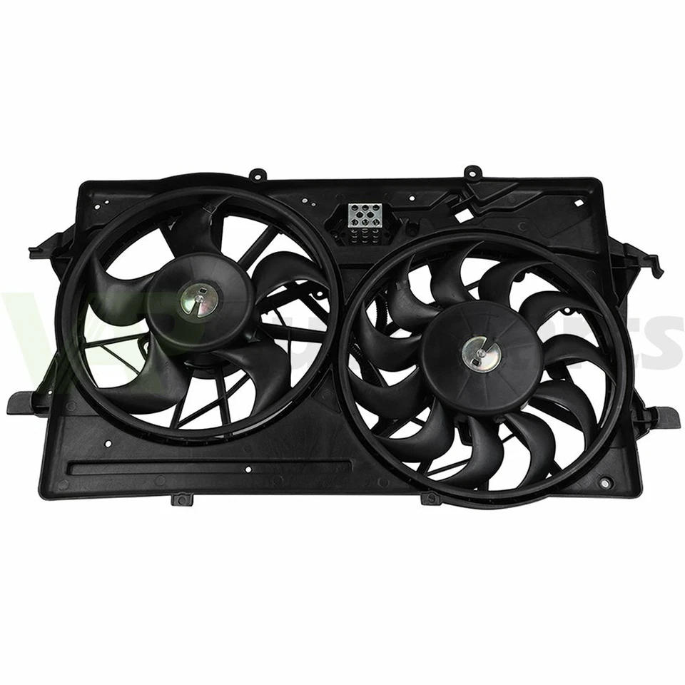 Conjunto de ventilador condensador radiador motor para Ford Focus 2003-2004 Foto 2 de 4