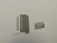 OEM Genuine Samsung 64GB PRO MicroSDXC I Card + SD Adapter
