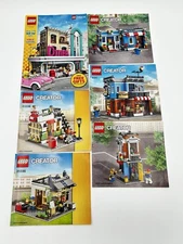 Lego Creator Instruction Manuals Only Lot of 6 Buildings Construction Toys 31050