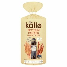 6x Kallo Protein-Packed Lentil Cakes with Seeds 100g