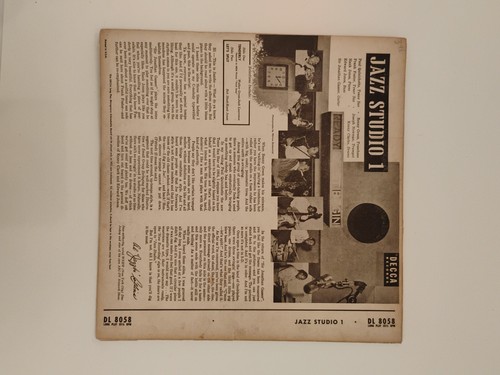 DECCA Presents “Jazz Studio 1 One” LP Vinyl Record 1954 DL 8058 Mono EX/EX - Picture 2 of 4