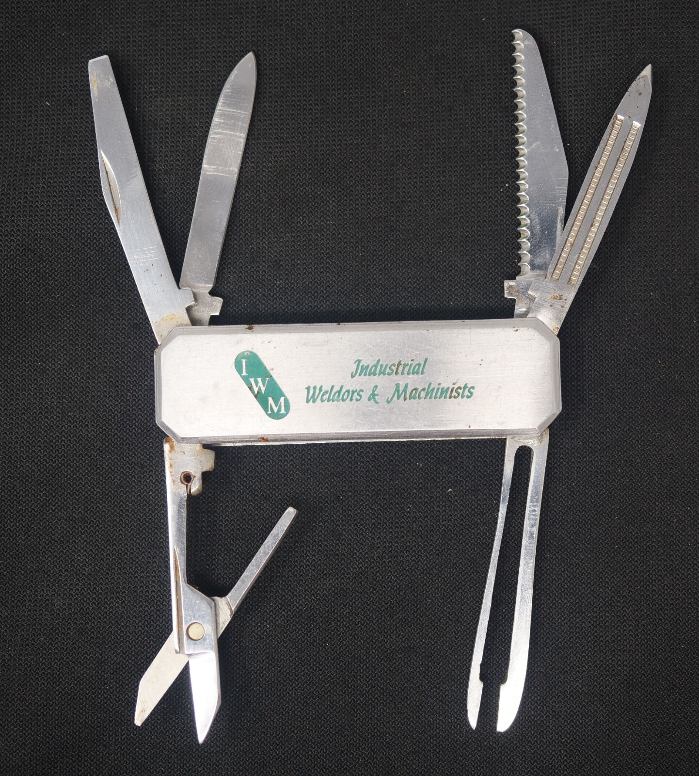Vintage IWM Industrial Weldors & Machinists Barlow Japan Pocket Knife